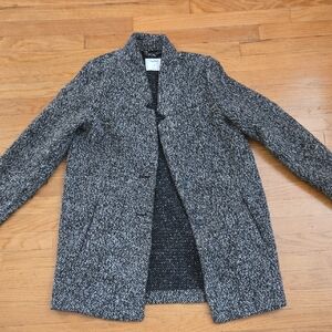 Old Navy Black and White Tweed Jacket